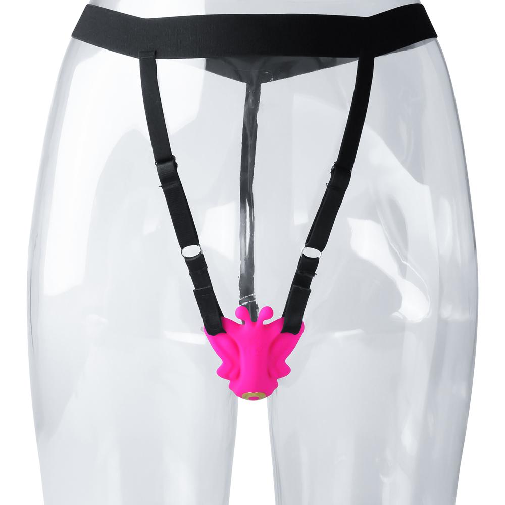 Magenta 10-Speed App-Controlled Wearable Waterproof Vibrator