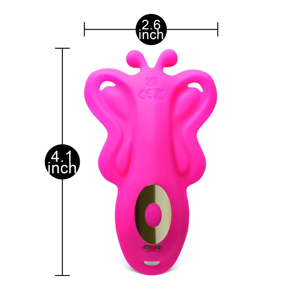 Magenta 10-Speed App-Controlled Wearable Waterproof Vibrator