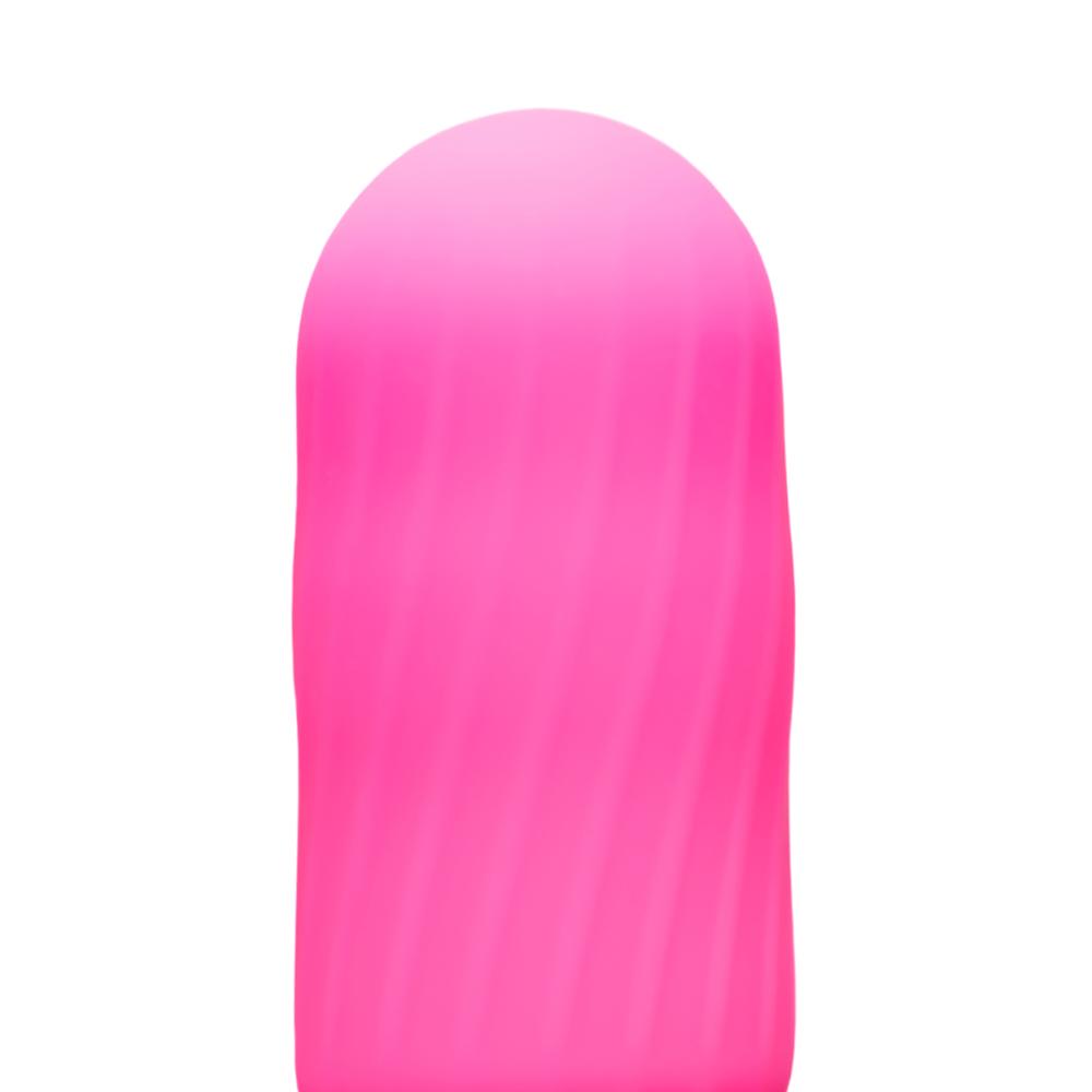 Magenta 10-Speed Rechargeable Vibrating Bullet with Silicone Grip Handle