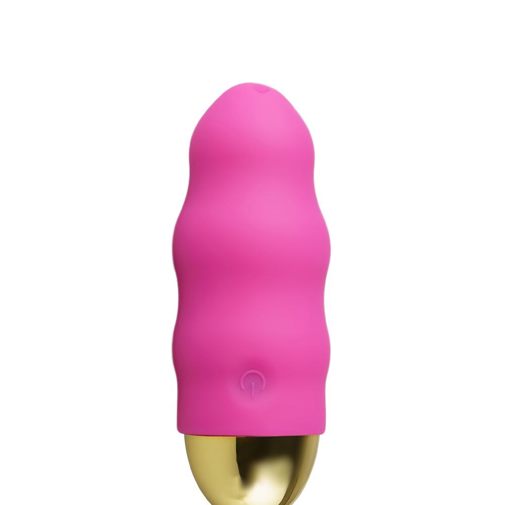 Magenta Color 10 Speeds Rechargeable Remote Control Vibrator