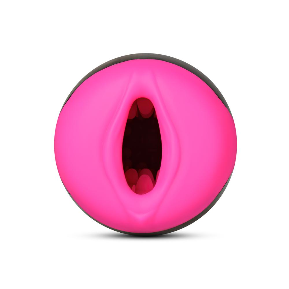 Magenta Color 12-Speed Male Vibrating Masturbator with Heating Function