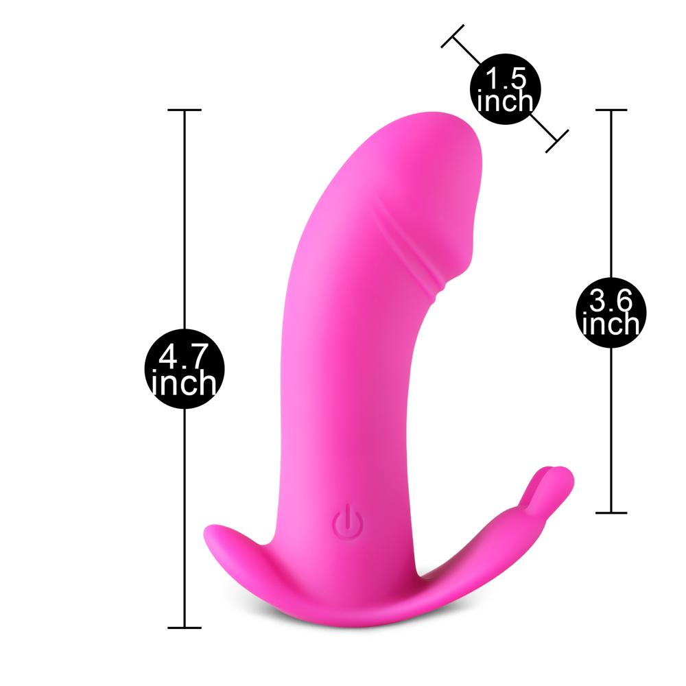 Magenta Color 12-Speed Remote Control Rechargeable Silicone G-Spot Vibrator