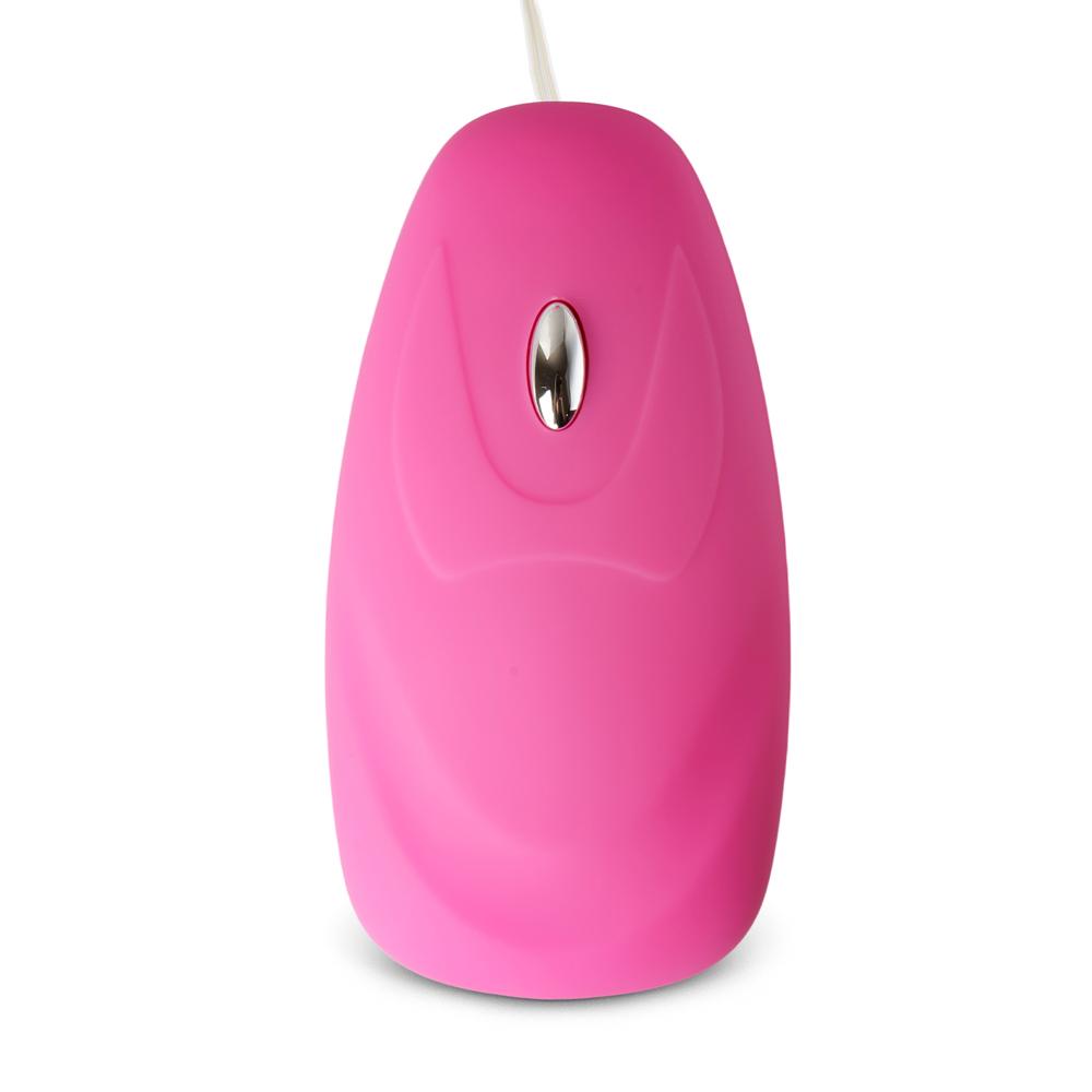 Magenta Color 12 Speeds Mouse Shape Vibrating Egg