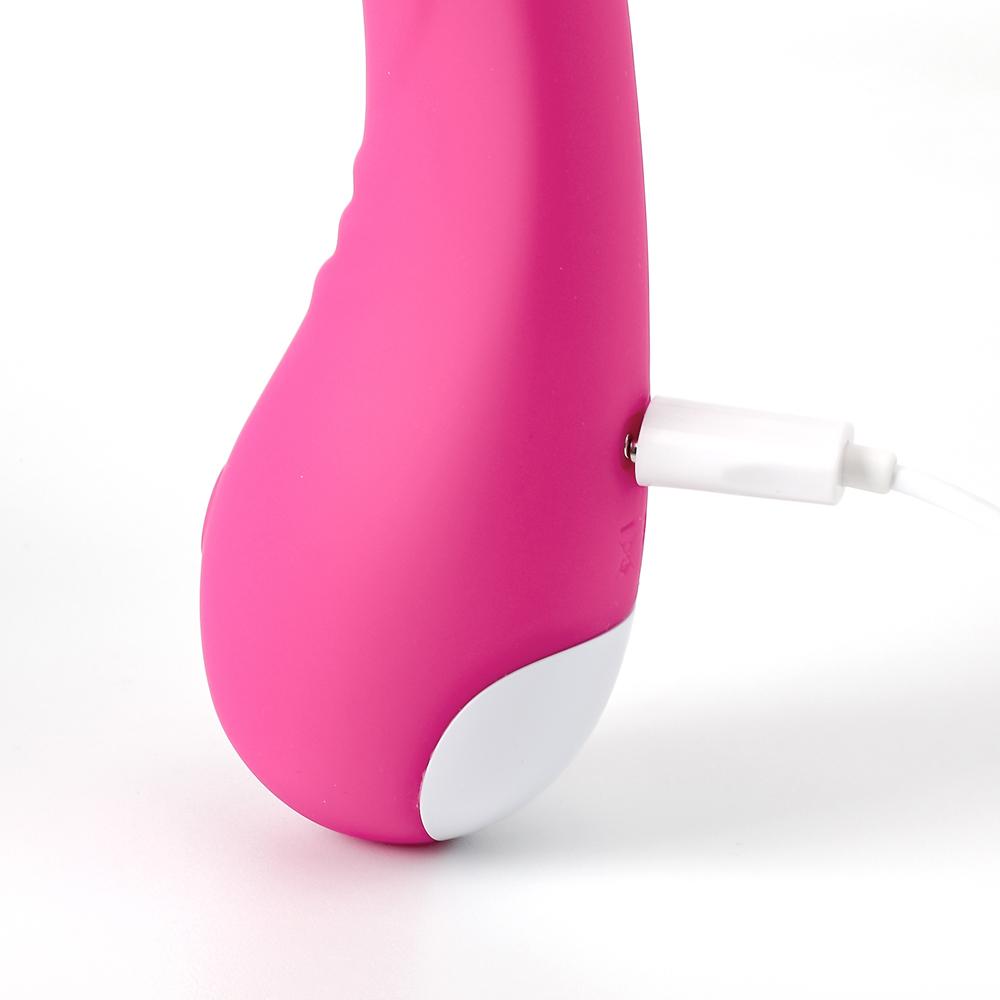 Magenta Color 9 Speeds Rechargeable Classic Silicone Vibrator