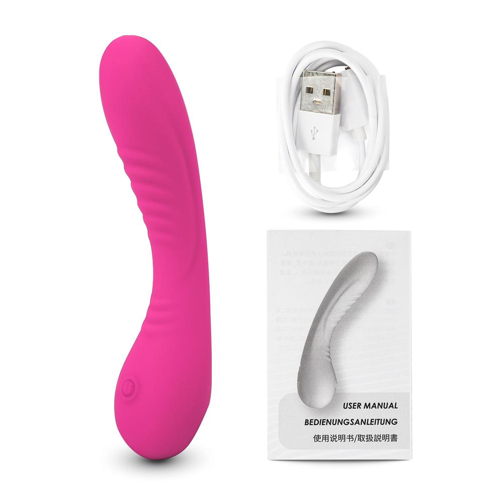 Magenta Color 9 Speeds Rechargeable Classic Silicone Vibrator