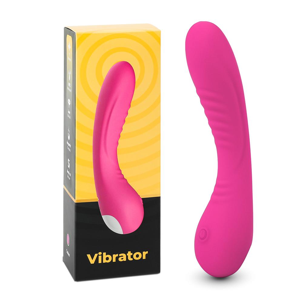 Magenta Color 9 Speeds Rechargeable Classic Silicone Vibrator