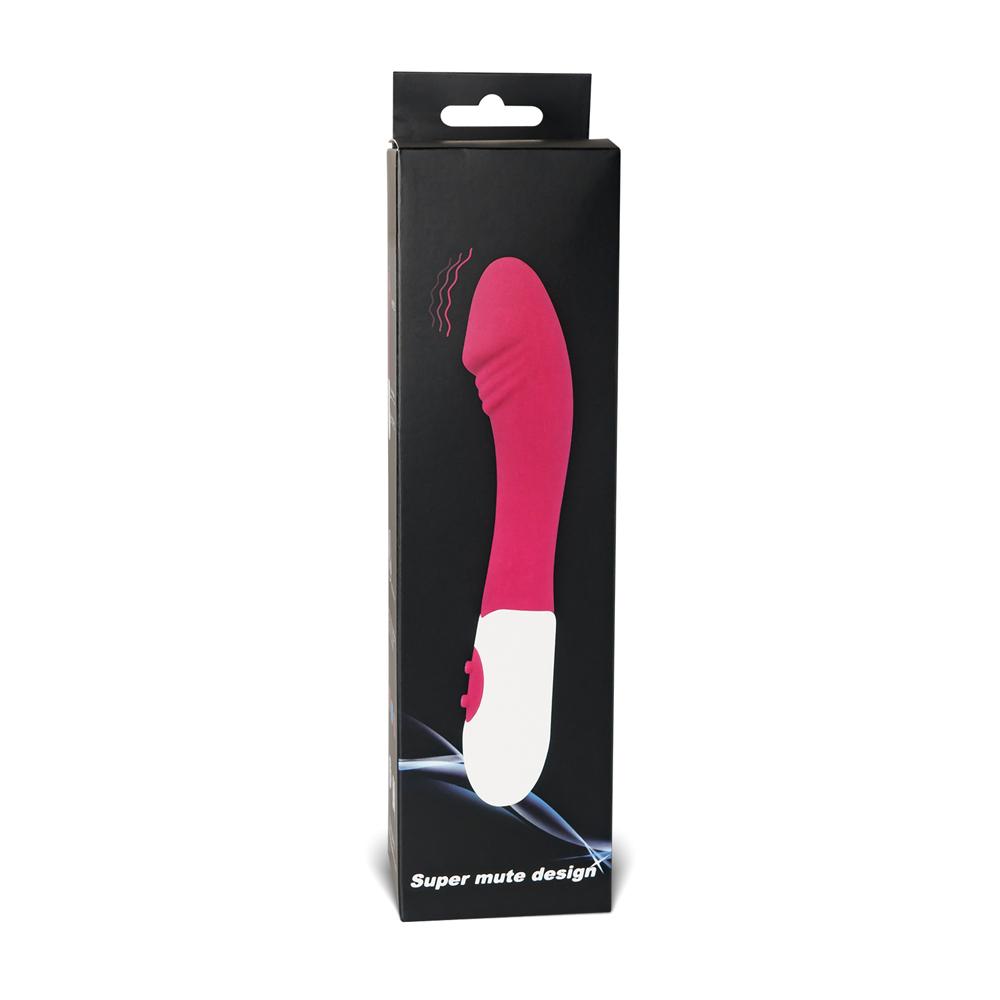 Magenta Color Silicone Dildo Vibrator