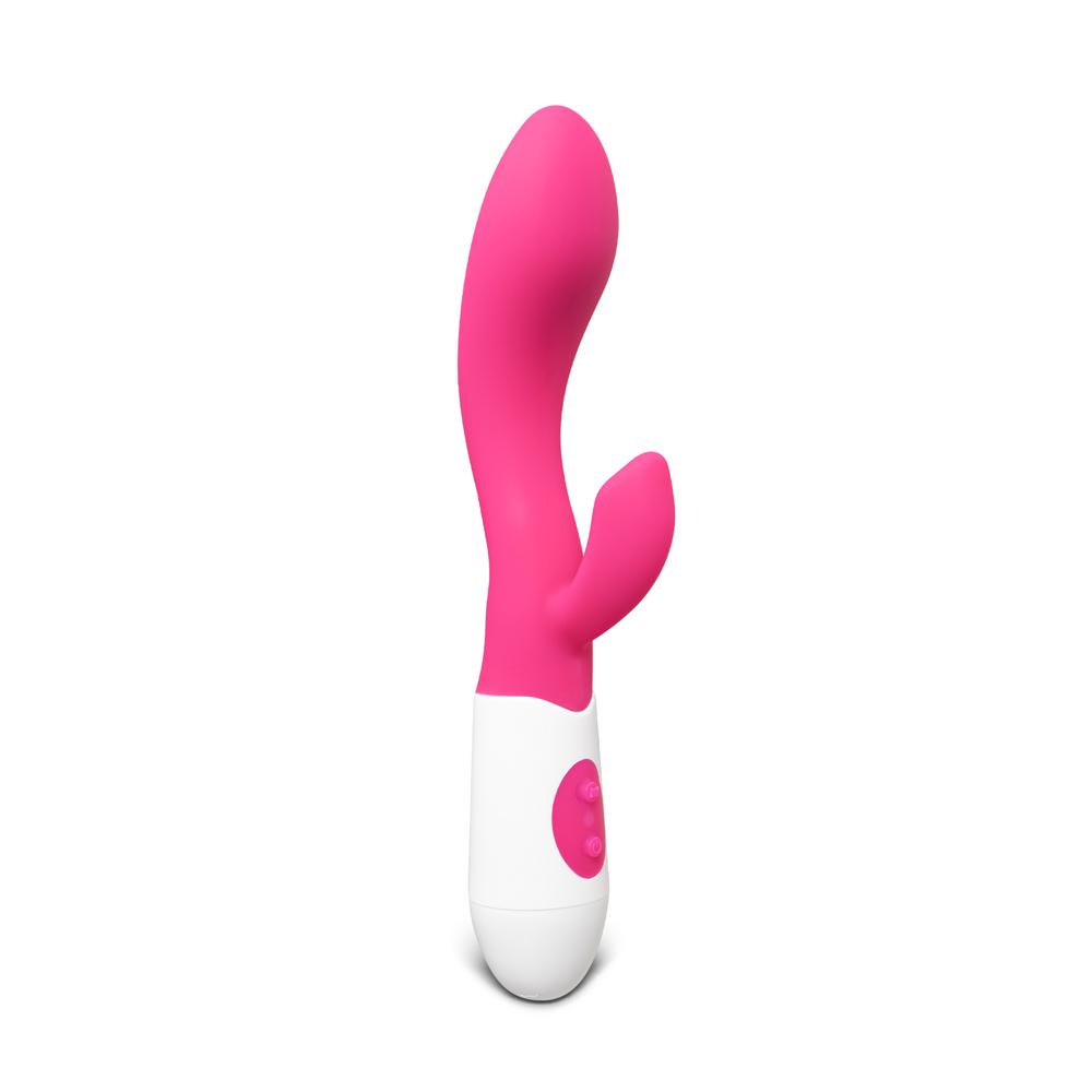 Magenta Slim Silicone Vibrator ( Dual Motors )