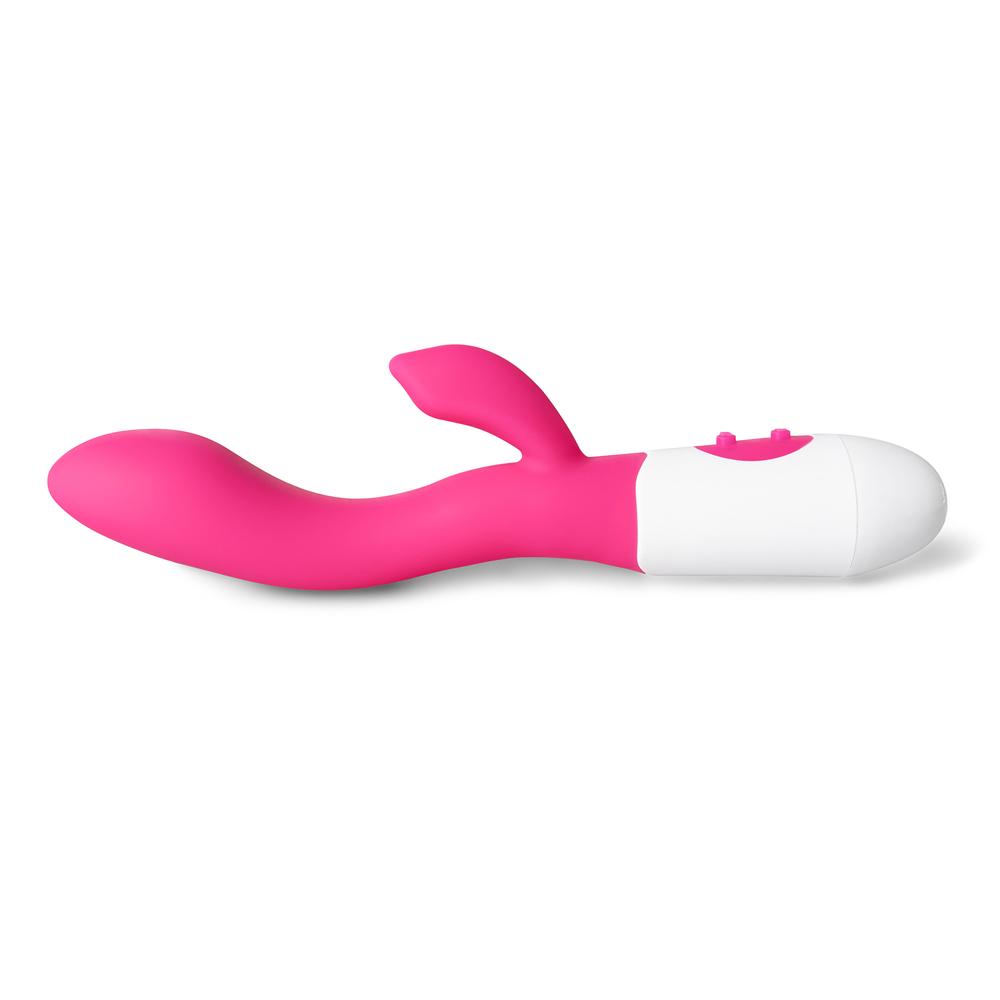 Magenta Slim Silicone Vibrator ( Dual Motors )