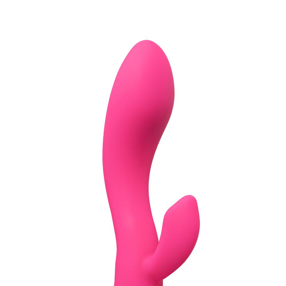 Magenta Slim Silicone Vibrator ( Dual Motors )