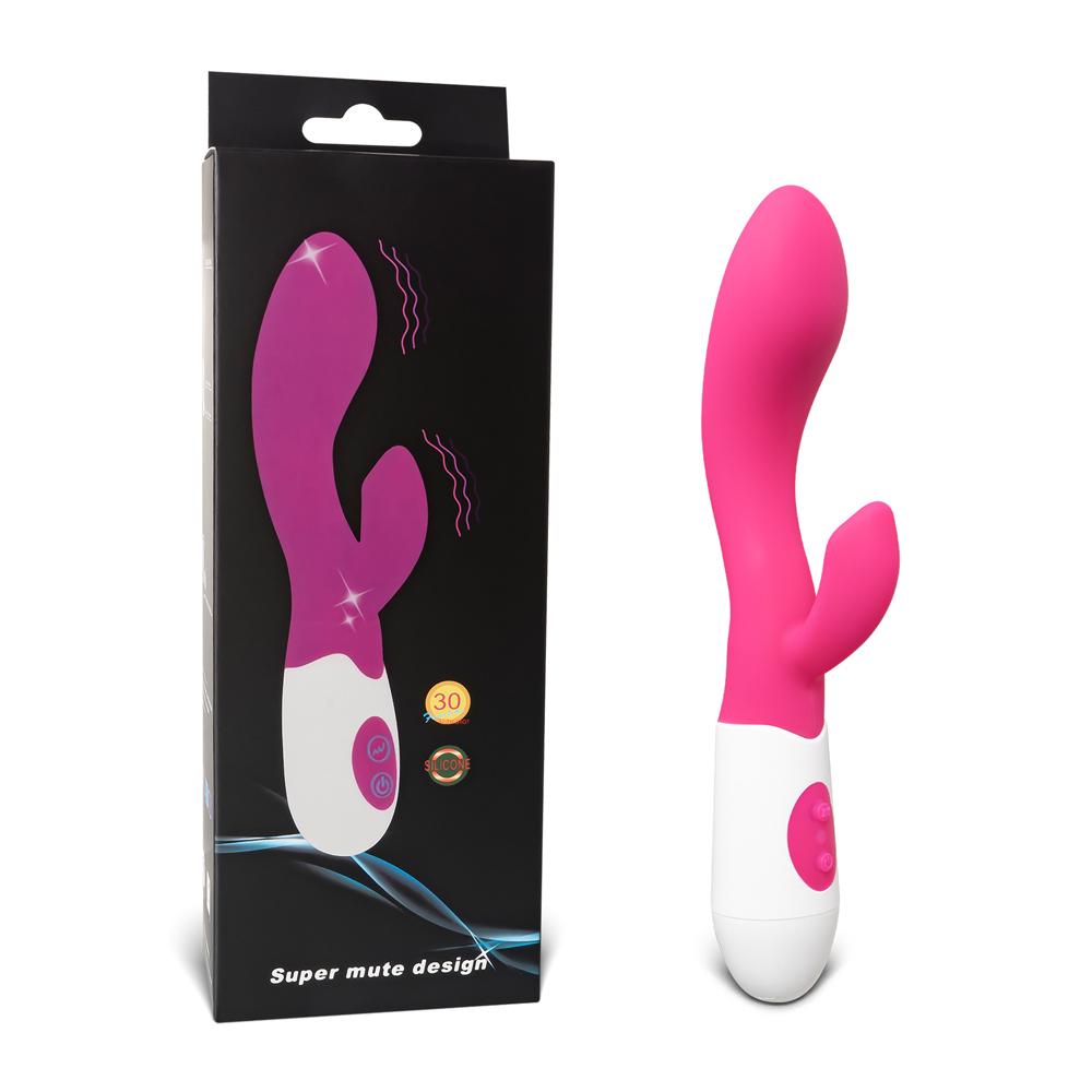 Magenta Slim Silicone Vibrator ( Dual Motors )