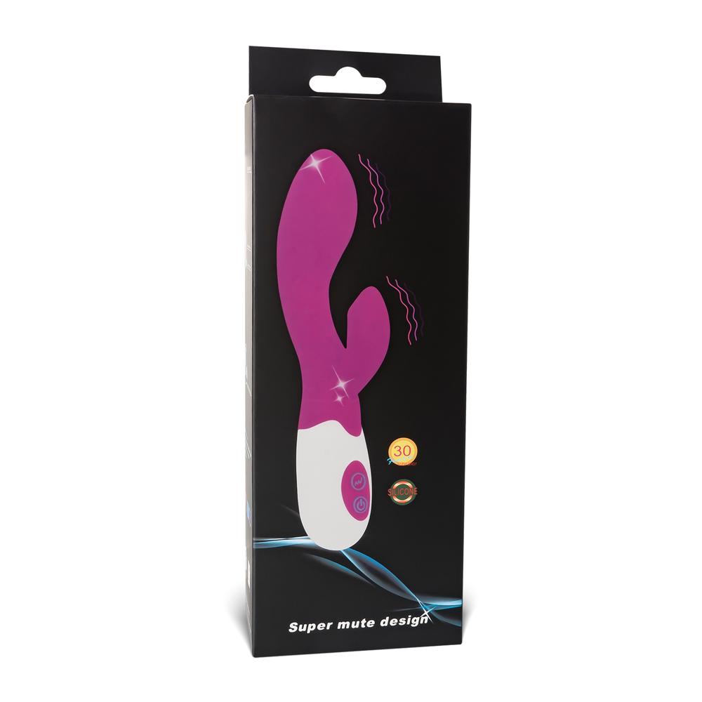 Magenta Slim Silicone Vibrator ( Dual Motors )