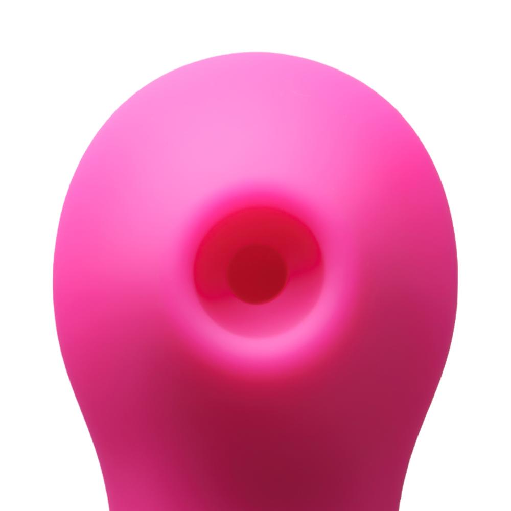 Magenta Sucking Massager - 5-Speed, Medical Grade Silicone, 4.53