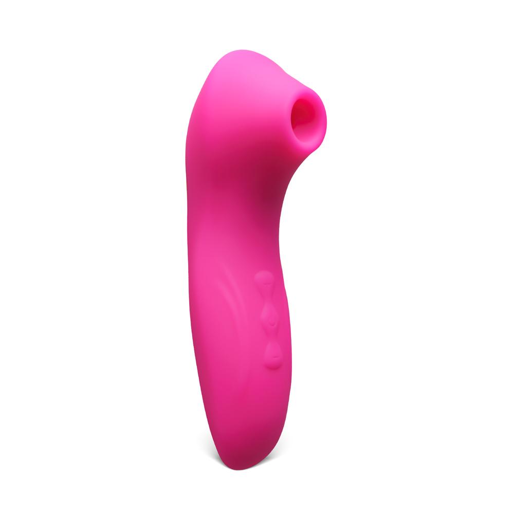 Magenta Sucking Massager - 5-Speed, Medical Grade Silicone, 4.53