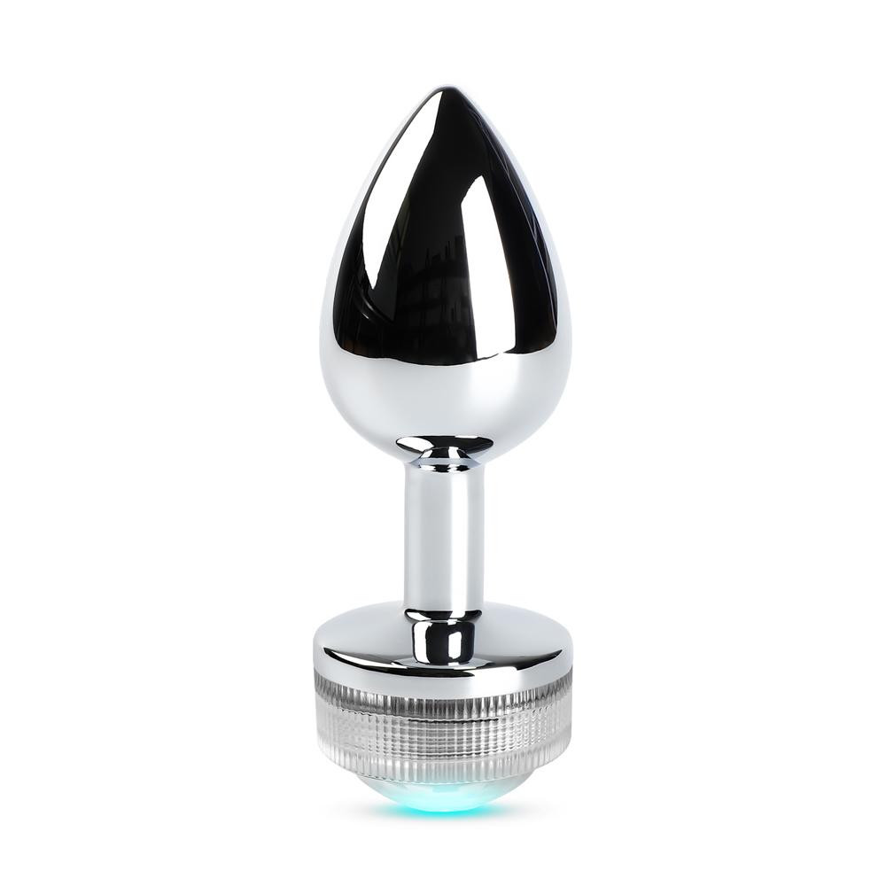 Metal Butt Plug with Light ( Non Vibrating )