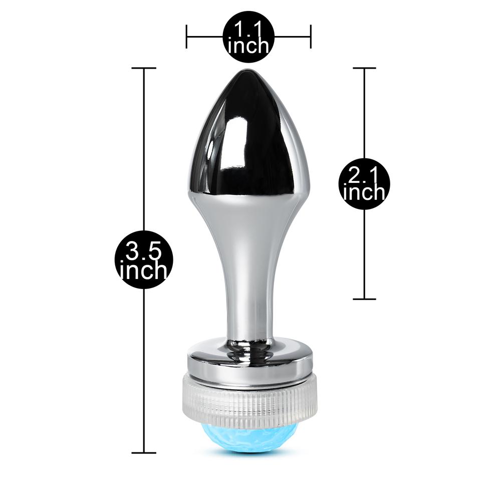 Metal Butt Plug with Light Type II ( Non Vibrating )