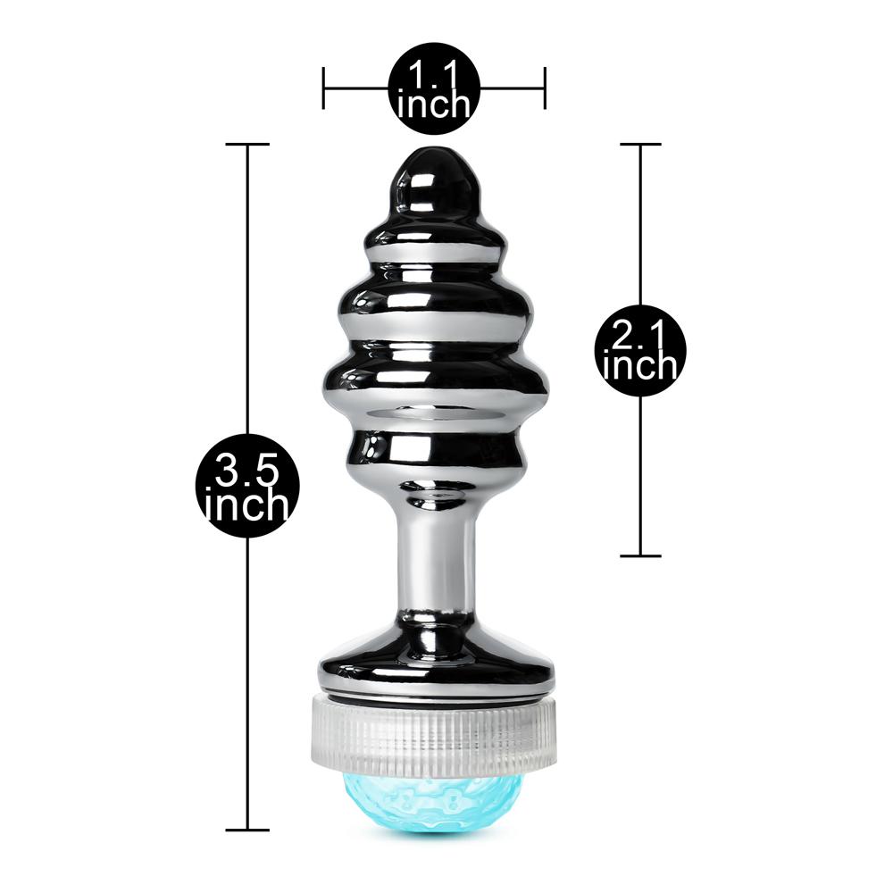 Metal Butt Plug with Light Type III ( Non Vibrating )