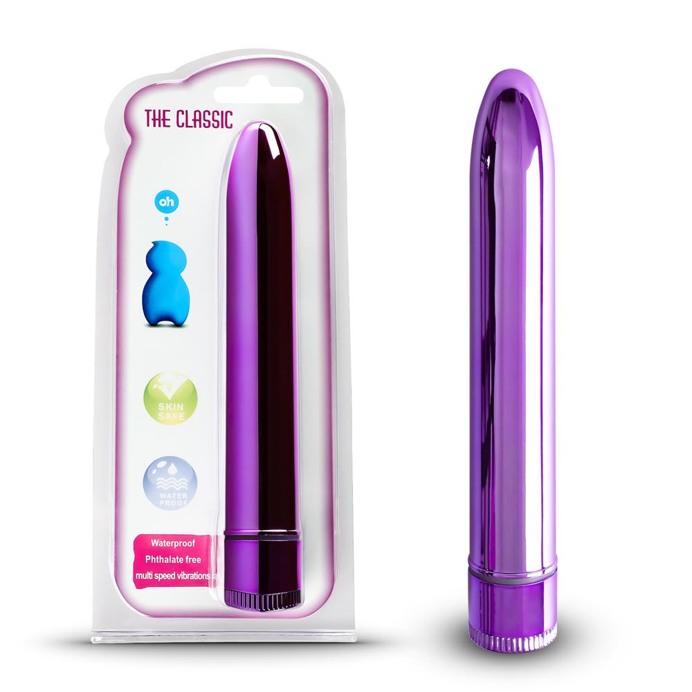 Metallic Purple Classic Waterproof Vibrator