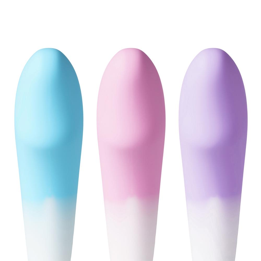 Multicolor 3-Piece Silicone Butt Plug Set with Gemstone Accents