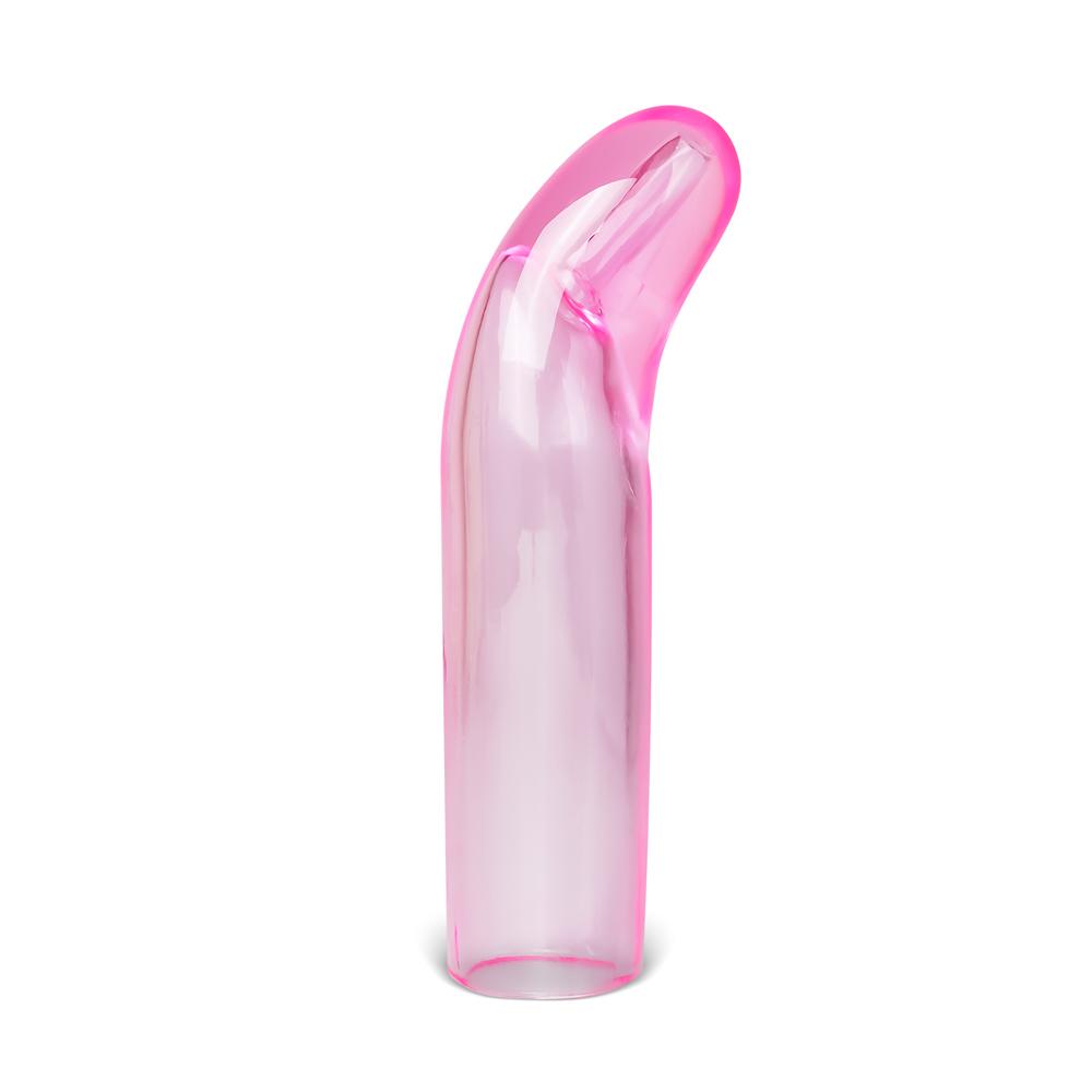 Multiple-Speed Pink Color G-Spot Vibrator with TPE Sleeve