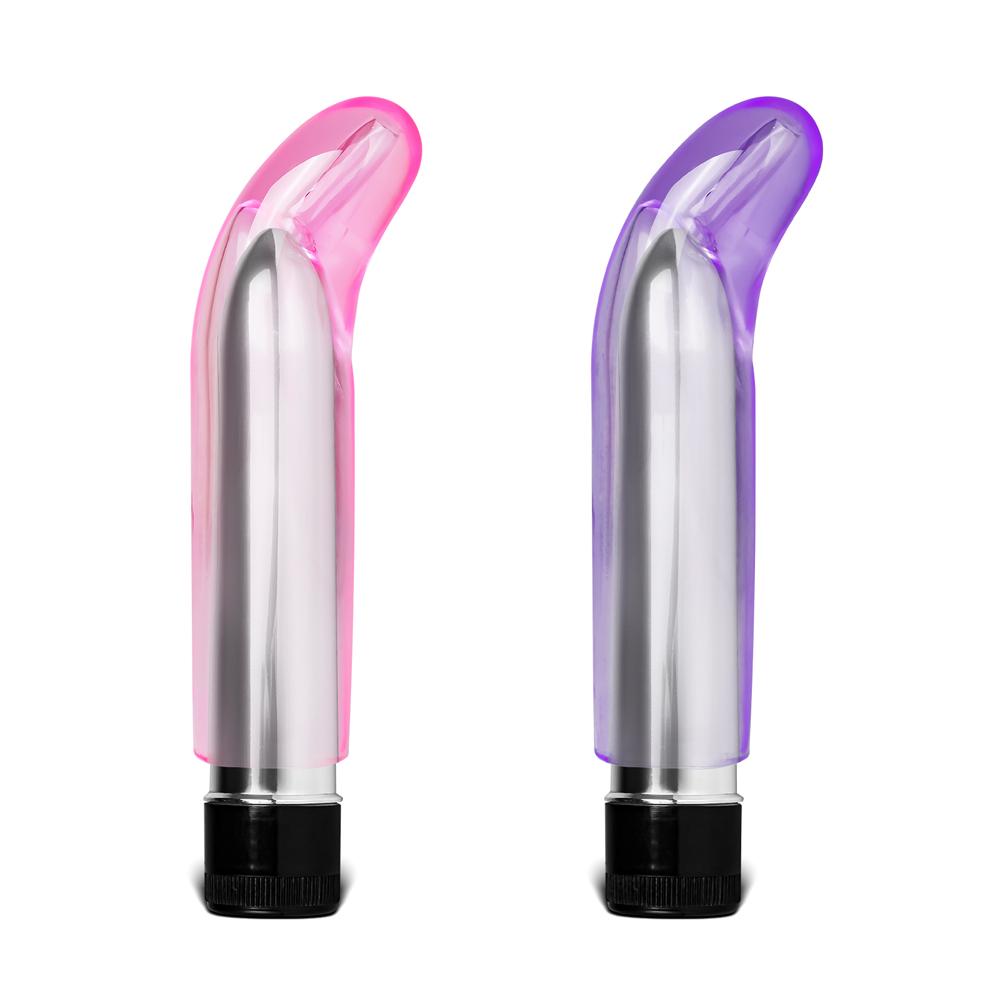 Multiple-Speed Pink Color G-Spot Vibrator with TPE Sleeve