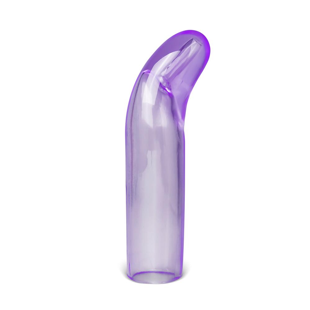 Multiple-Speed Purple Color G-Spot Vibrator with TPE Sleeve