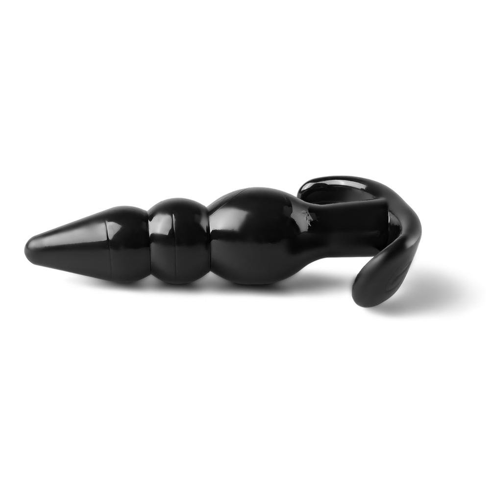 Oh Pleasure Anal Plug with Beads in Black Color