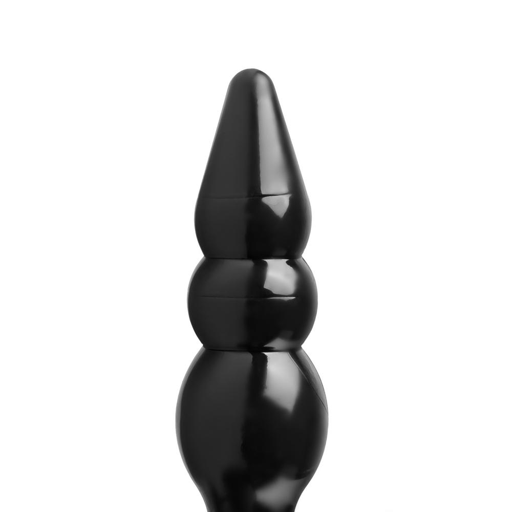 Oh Pleasure Anal Plug with Beads in Black Color