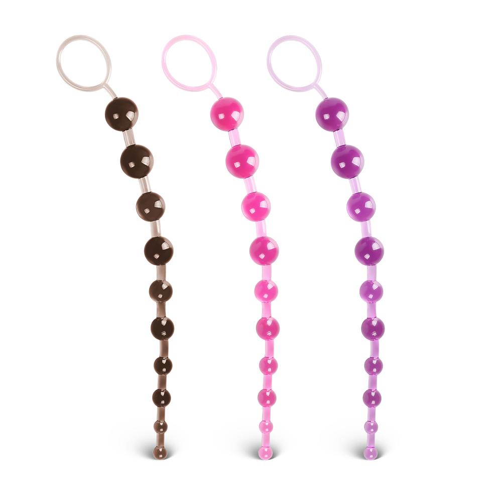 Pink 10 Beads Anal Toy