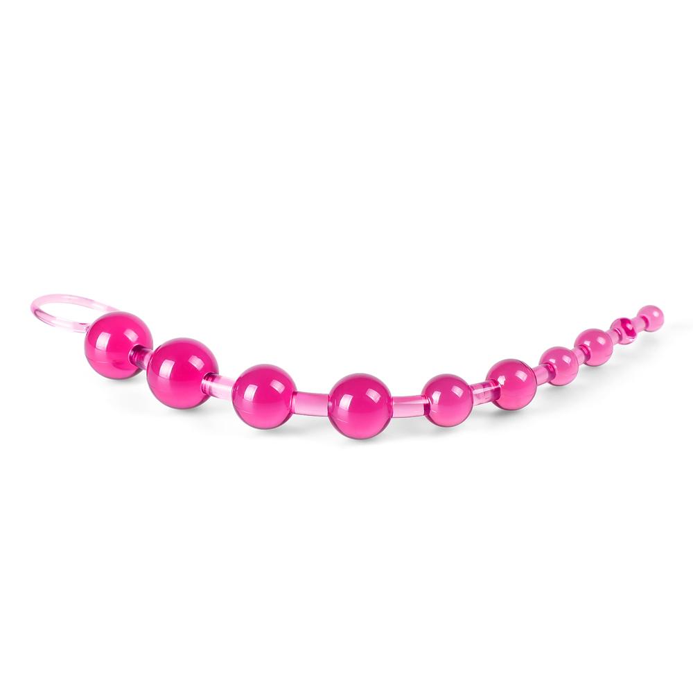 Pink 10 Beads Anal Toy