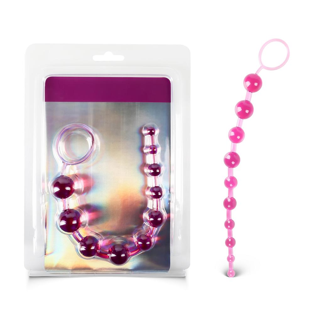 Pink 10 Beads Anal Toy