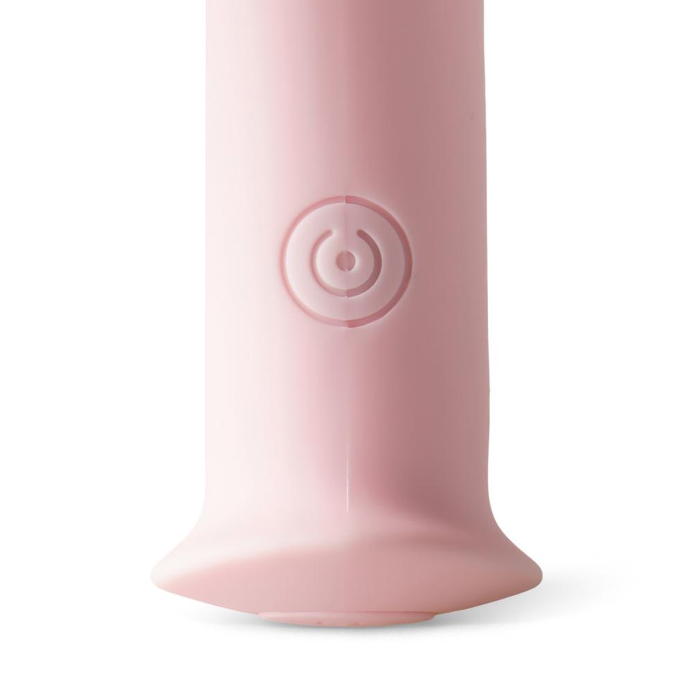 Pink 10-Speed App-Controlled Vibrating Dildo