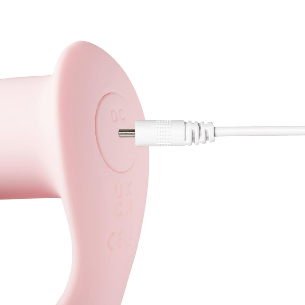 Pink 10-Speed App-Controlled Vibrating Dildo