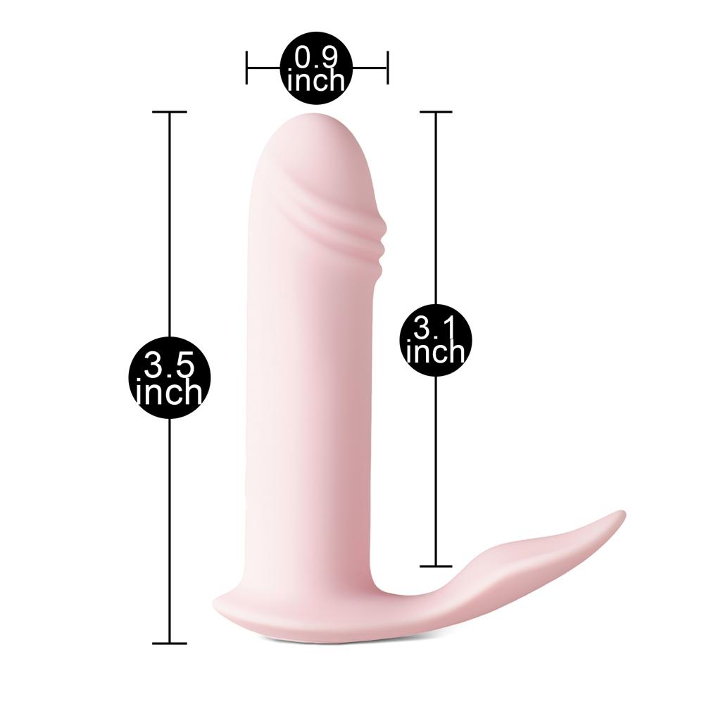 Pink 10-Speed App-Controlled Vibrating Dildo