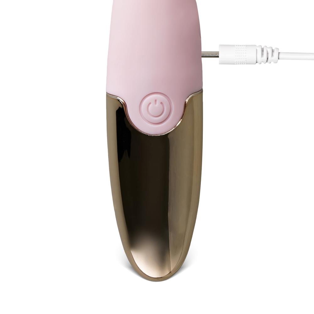 Pink 10-Speed Waterproof G-Spot Vibrator - Rechargeable