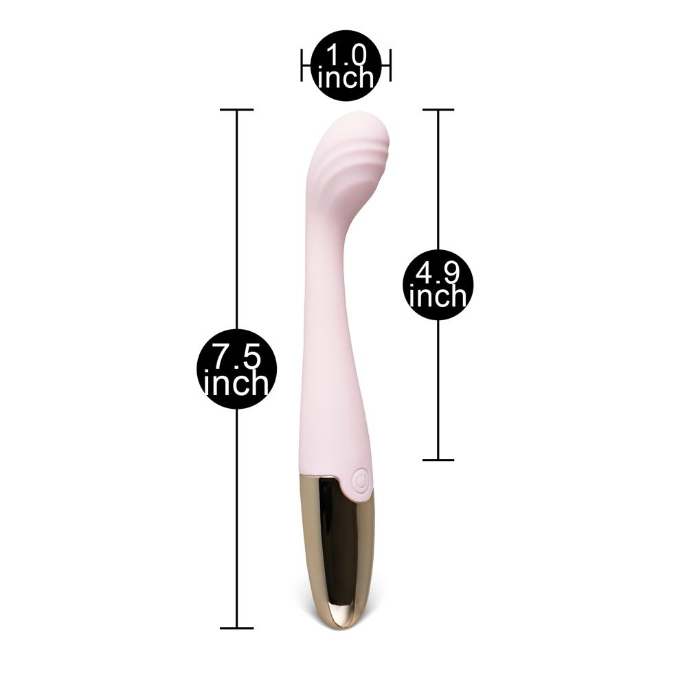 Pink 10-Speed Waterproof G-Spot Vibrator - Rechargeable