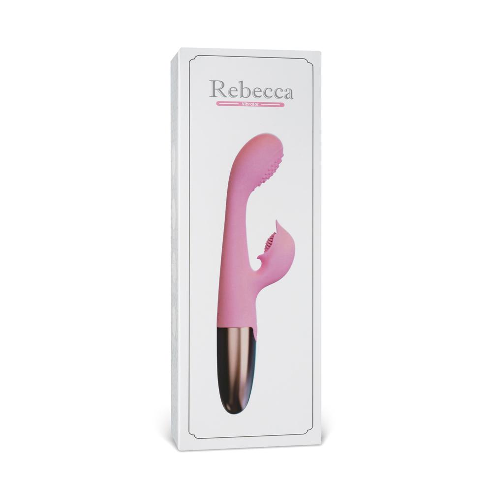 Pink 10-Speed Waterproof Vibrating Silicone Vibrator - Rechargeable