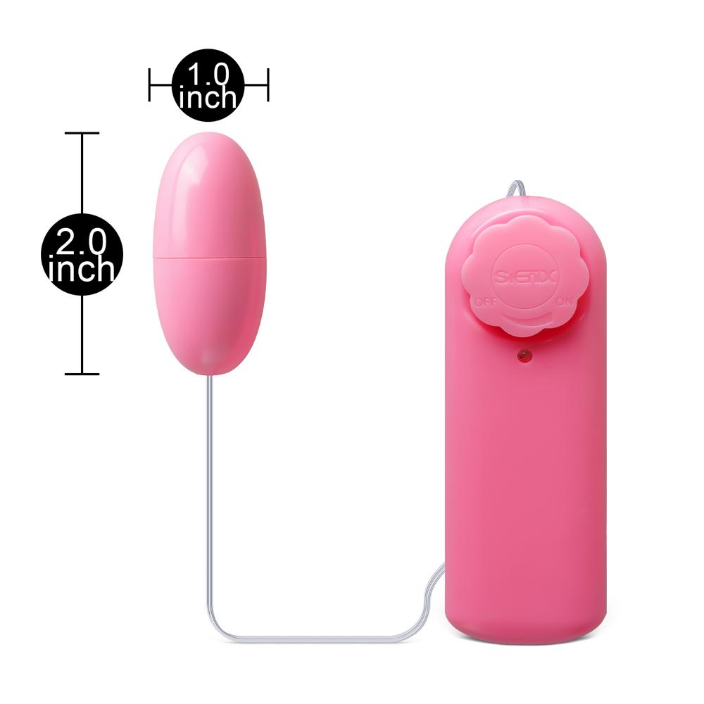 Pink Battery-Operated Multi-Speed Classic Vibrating Egg (Foil Bag)