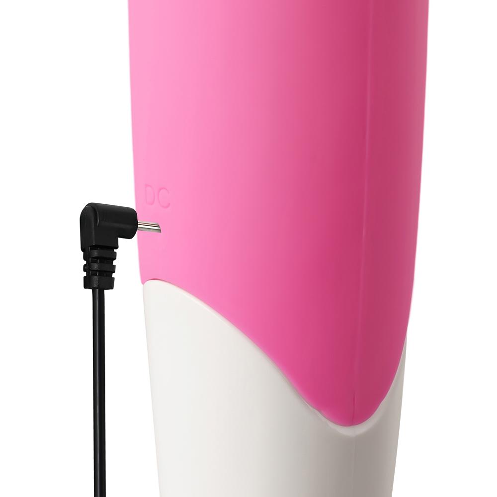 Pink Color 10-Speed Waterproof Rechargeable Wand Massager (USB Recharging)