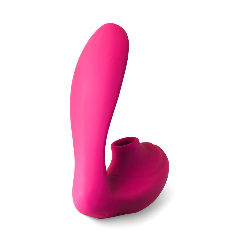 Pink Color 10 Speeds Clitoral Sucking Stimulator and G-Spot Vibrator