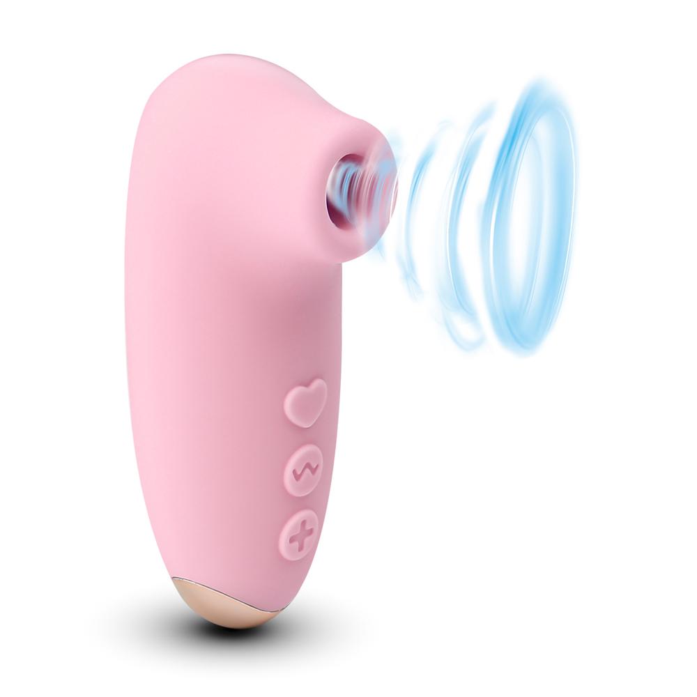 Pink Color 10 Speeds Silicone Clitoral Sucking Stimulator