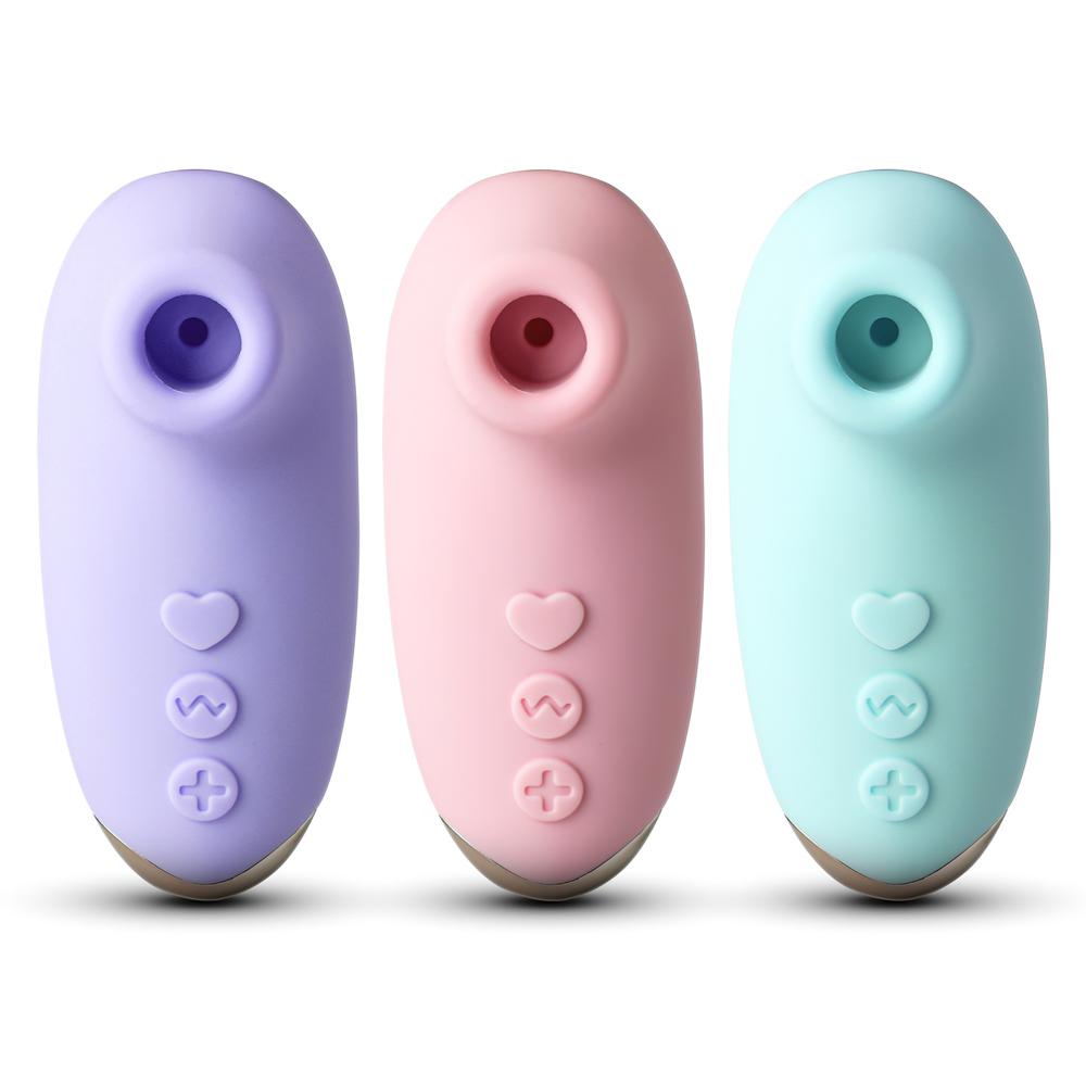 Pink Color 10 Speeds Silicone Clitoral Sucking Stimulator