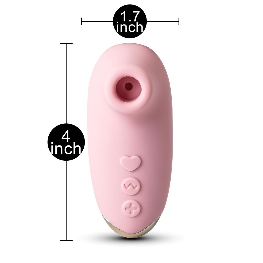 Pink Color 10 Speeds Silicone Clitoral Sucking Stimulator