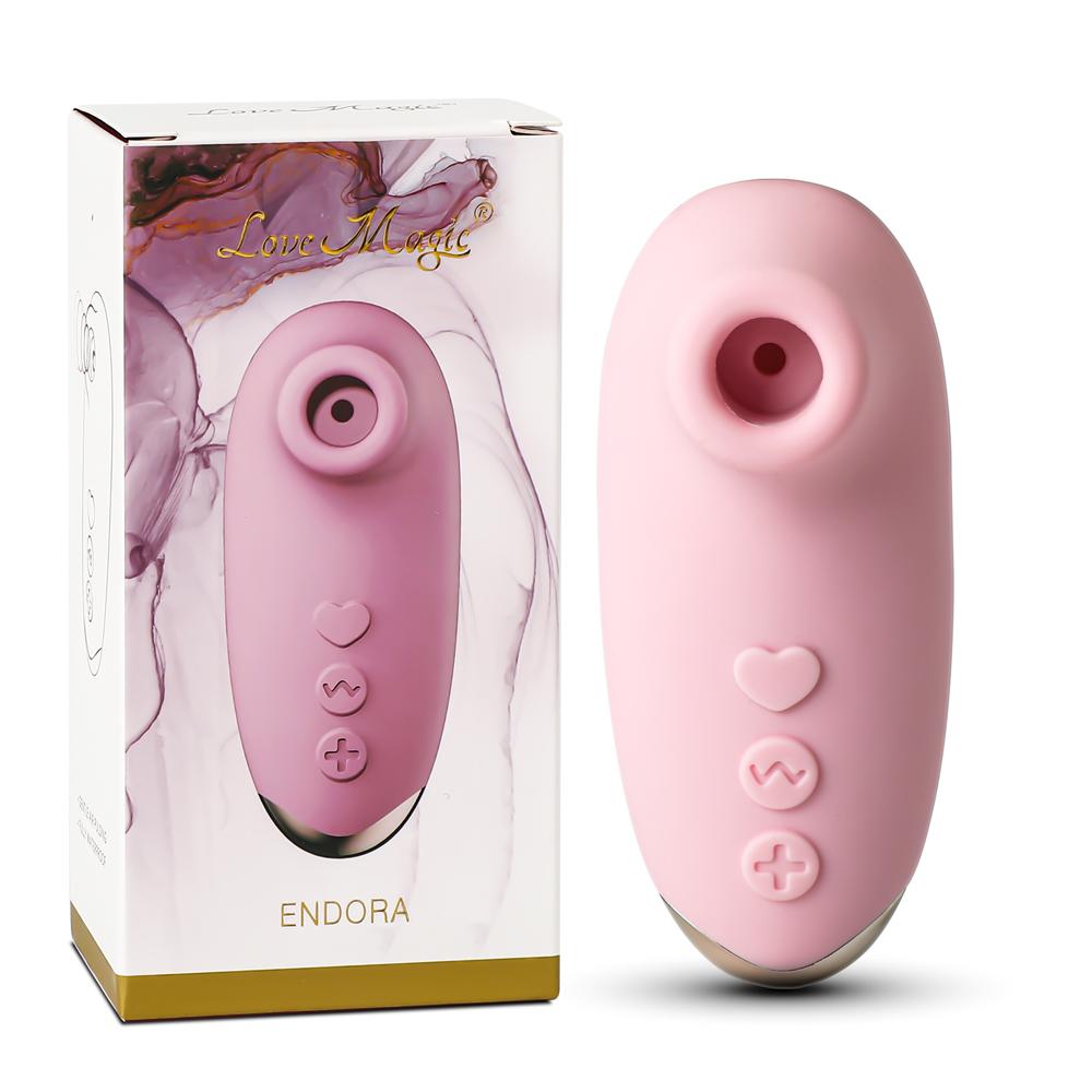 Pink Color 10 Speeds Silicone Clitoral Sucking Stimulator