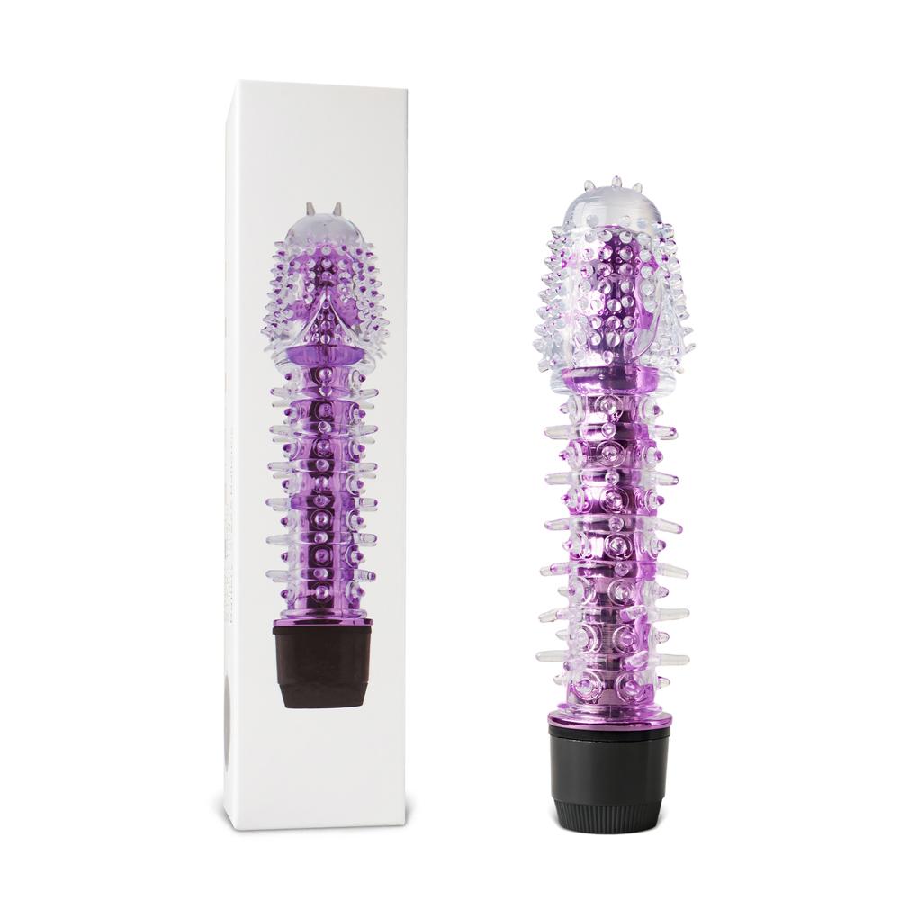 Pink Color Crystal Vibrator with Stings