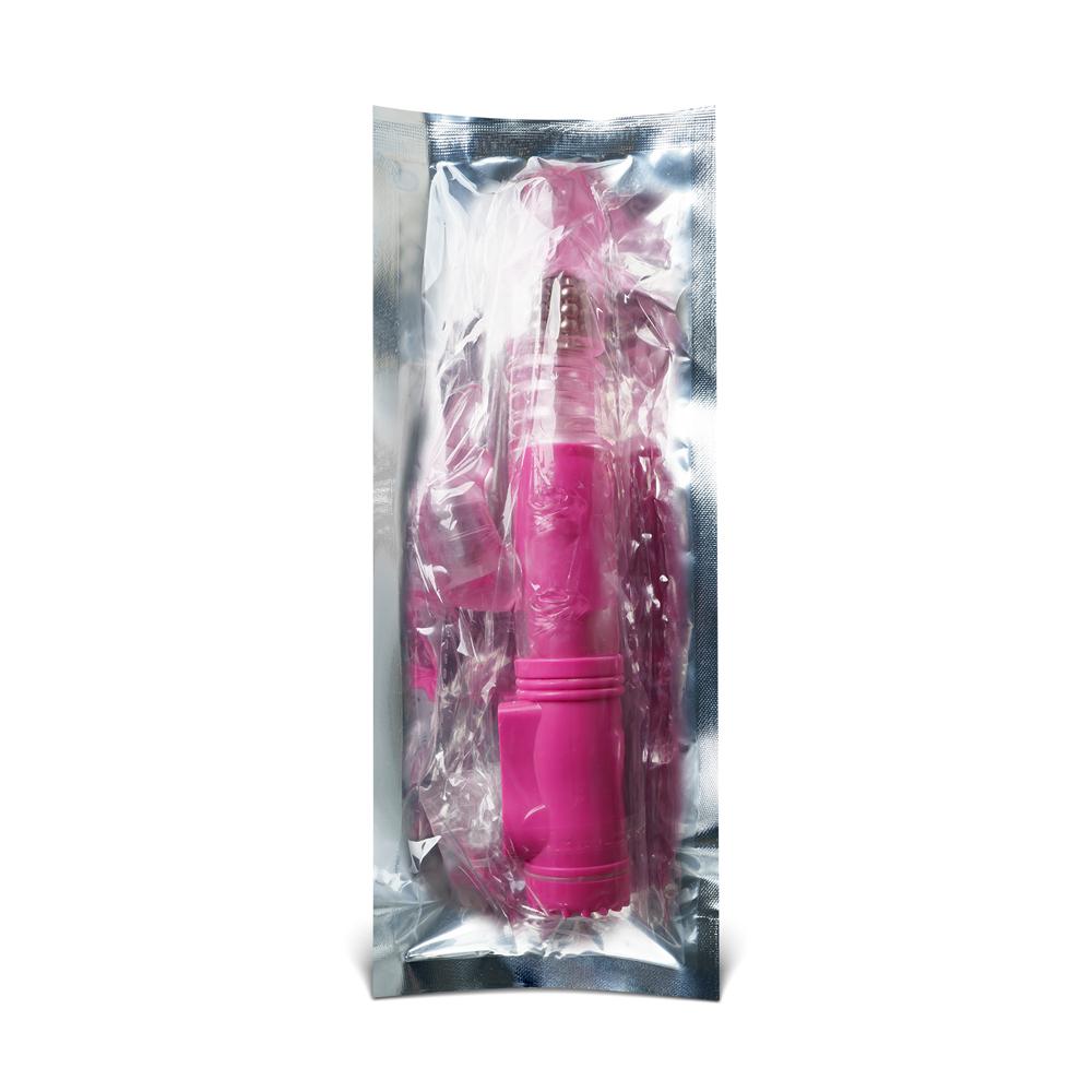 Pink Color Thrusting Rabbit Pearls Vibrator