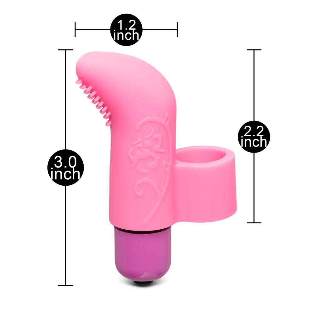 Pink Color Waterproof Mini Finger Vibrator