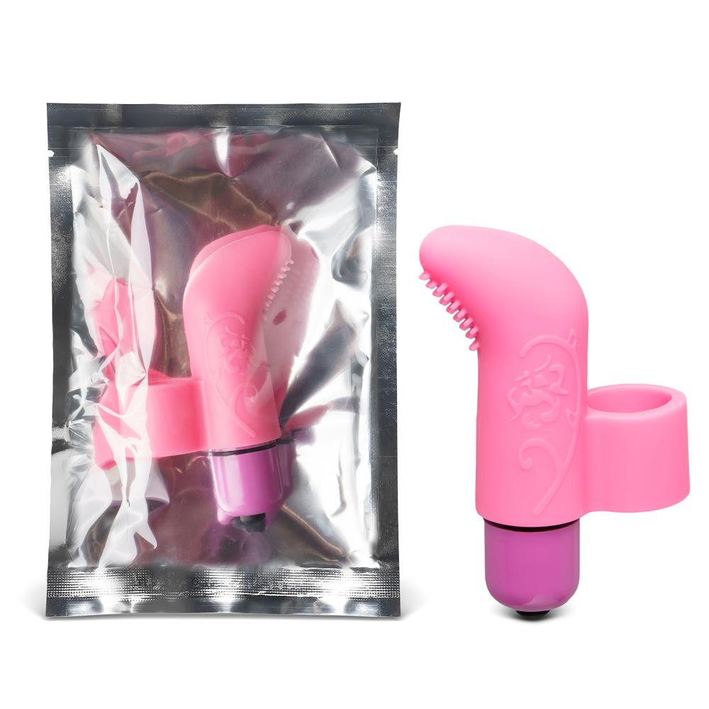 Pink Color Waterproof Mini Finger Vibrator