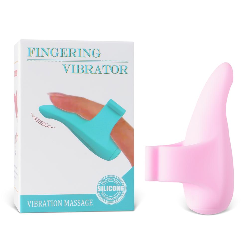 Pink Single-Speed Waterproof 6.8 cm Finger Vibrator