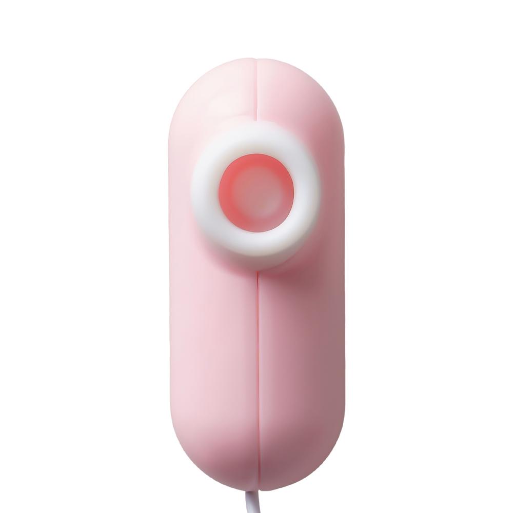 Pink USB-Powered 12-Speed Vibrating & Sucking Egg (Foil Bag)